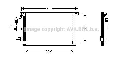 AVA QUALITY COOLING Kondensaator,kliimaseade CN5174